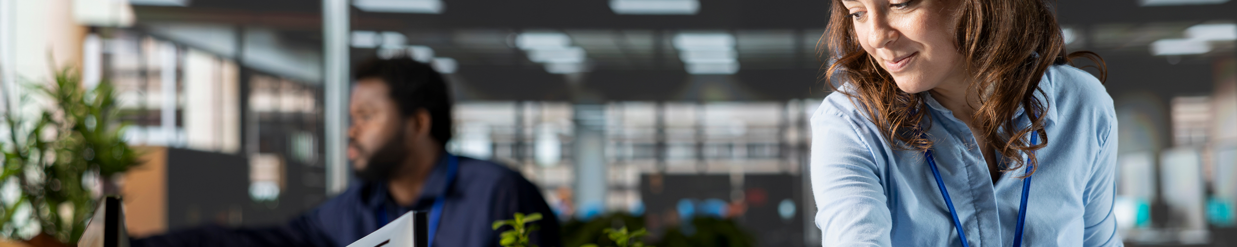 Employees moving desks after an organisational change