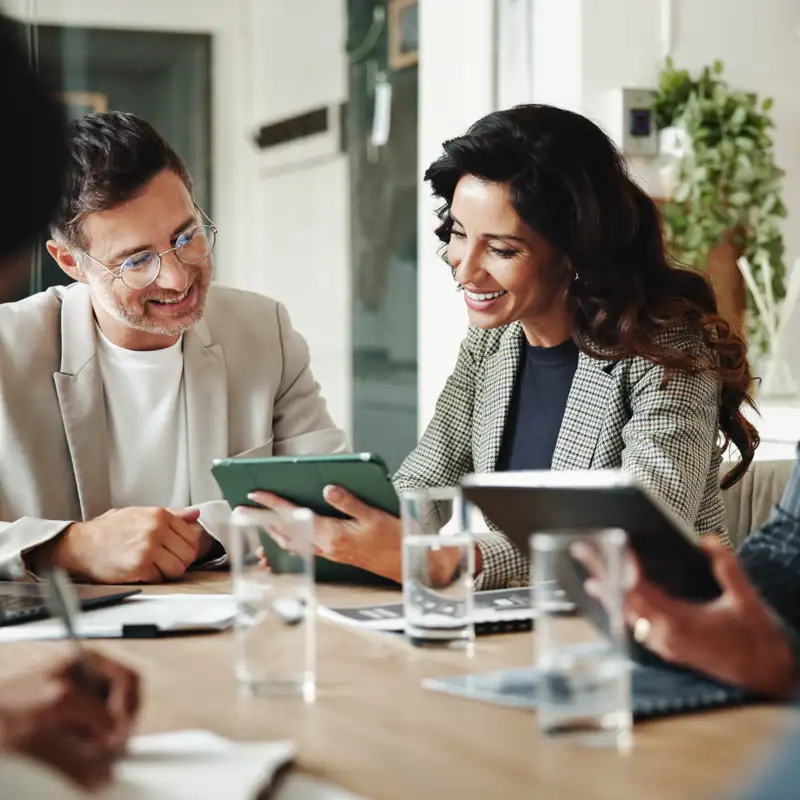 People on teams calls to outsourced HR professionals| HR Outsourcing Solutions